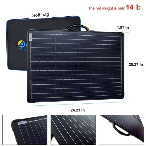 ACOPower 120W Portable Solar Panel Kit