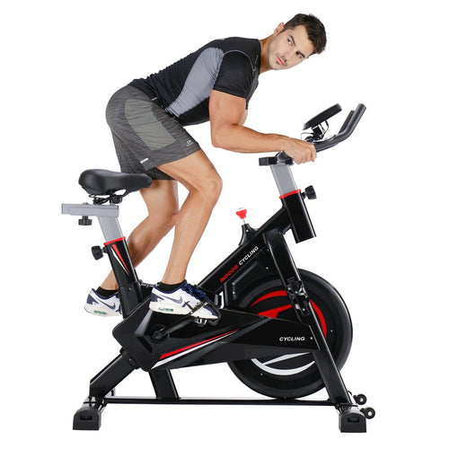 Indoor Cycling Trainer Quiet Stationary Spinning Bike