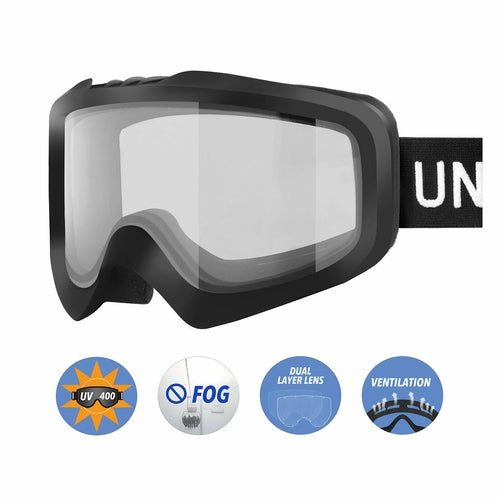 Unigear Skido X1 Ski Goggles, UV Protection Anti-fog Snow/Snowboard
