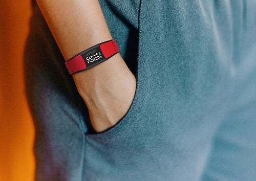 Sporty Fitness Tracker and Waterproof Swimmers Watch